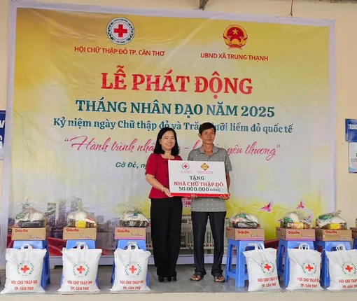 Hội Chữ thập đỏ TP Cần Thơ phát động Tháng Nhân đạo năm 2025