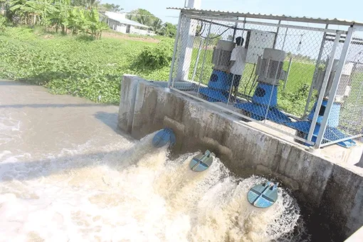 Xâm nhập mặn tăng cao trong đợt triều cường đầu tháng 3 âm lịch