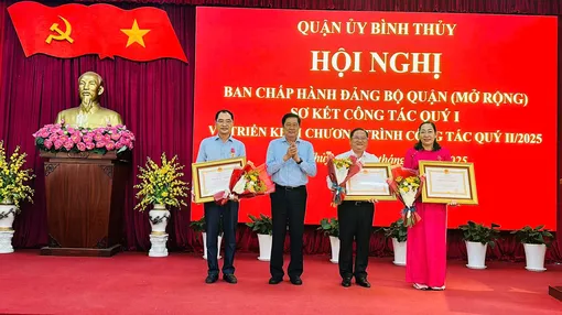 Quận ủy Bình Thủy sơ kết công tác quý I và triển khai chương trình công tác quý II