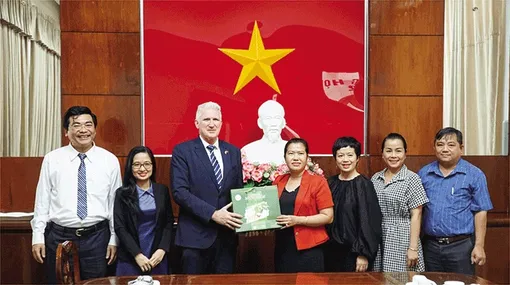 Lãnh đạo thành phố tiếp và làm việc với Giám đốc Hội đồng Anh tại Việt Nam