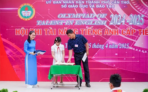 Hội thi “Tài năng tiếng Anh” cấp tiểu học TP Cần Thơ