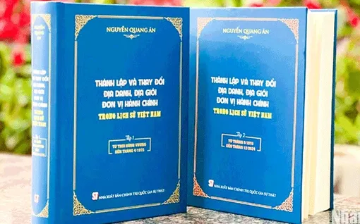 Bộ sách về lịch sử sáp nhập các tỉnh thành của Việt Nam qua các thời kỳ