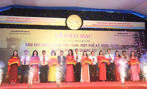 Khai mạc trưng bày chuyên đề “Báo chí cách mạng Việt Nam: Một thế kỷ xung trận và tự hào báo chí Quảng Trị” Khai mạc trưng bày chuyên đề “Báo chí cách mạng Việt Nam: Một thế kỷ xung trận và tự hào báo chí Quảng Trị”