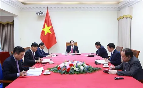 Thủ tướng Chính phủ Phạm Minh Chính điện đàm với Thủ tướng New Zealand
