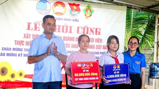 Khởi công xây dựng nhà “Khăn quàng đỏ”