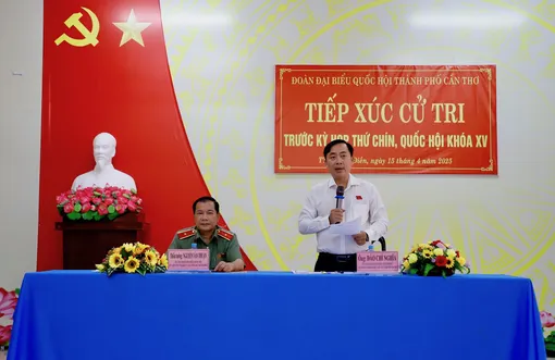 Đại biểu Quốc hội TP Cần Thơ tiếp xúc cử tri tại thị trấn Phong Điền, huyện Phong Điền