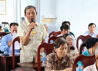 Đại biểu Quốc hội tiếp xúc cử tri phường Tân An (quận Ninh Kiều), phường Hưng Phú (quận Cái Răng) và phường Thới An Đông (quận Bình Thủy)