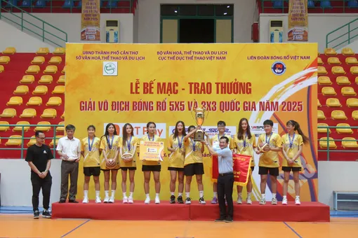 Kết thúc Giải vô địch Bóng rổ 5x5 quốc gia 2025