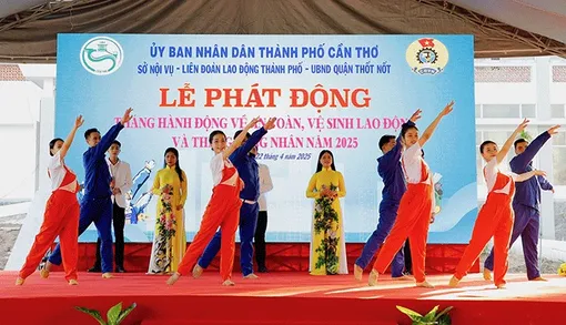 Phát động Tháng hành động về an toàn, vệ sinh lao động và Tháng Công nhân năm 2025