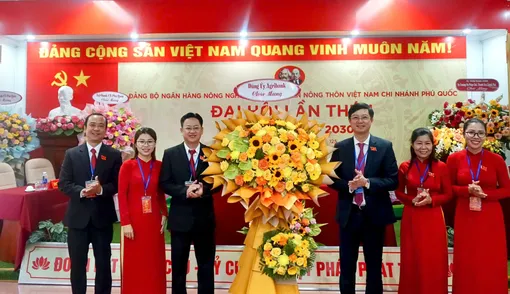 Agribank Chi nhánh Phú Quốc tổ chức thành công Đại hội Đảng bộ lần thứ I, nhiệm kỳ 2025-2030