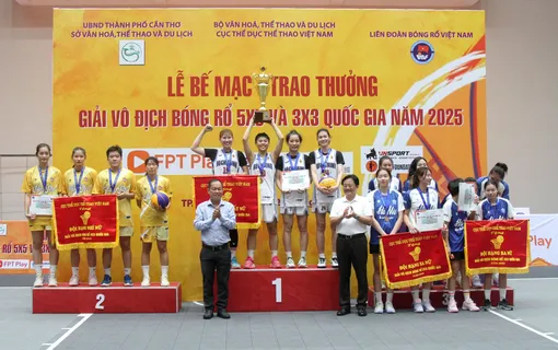 Bế mạc Giải vô địch Bóng rổ 3x3 quốc gia 2025