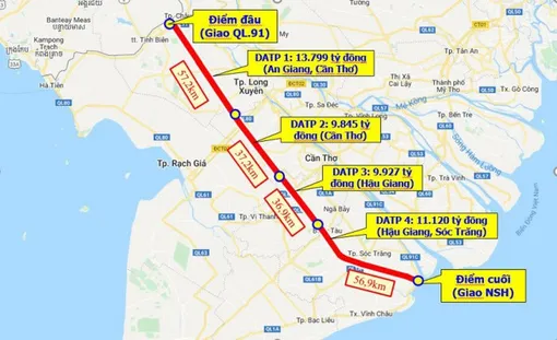 Phấn đấu tháng 7-2026 hoàn thành cao tốc Châu Đốc - Cần Thơ - Sóc Trăng đoạn qua địa bàn TP Cần Thơ