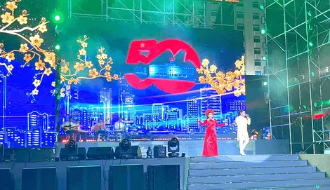 Nghệ sĩ Đoàn Cải lương Tây Đô góp dấu ấn trong chương trình nghệ thuật mừng ngày đất nước thống nhất tại TP Hồ Chí Minh