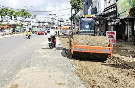Sớm hoàn thành nâng cấp các tuyến đường khu vực trung tâm thành phố