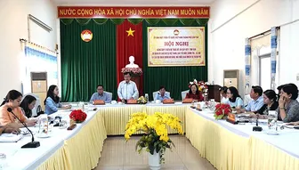 Ðóng góp ý kiến dự thảo đề án sắp xếp, tinh gọn cơ quan Ủy ban MTTQVN, các tổ chức chính trị - xã hội và các hội quần chúng do Ðảng và Nhà nước giao nhiệm vụ
