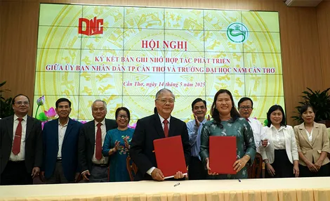 Ký kết hợp tác phát triển giữa UBND TP Cần Thơ và Trường Đại học Nam Cần Thơ