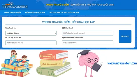 Phương pháp vnedu tra cứu điểm thi nhanh và chính xác tại vneduvntracuudiem.com