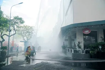 Thực tập phương án chữa cháy và cứu nạn, cứu hộ tại Trung tâm Thương mại Sense City Cần Thơ