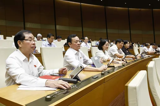 Thông qua nghị quyết về việc rút ngắn nhiệm kỳ Quốc hội khóa XV Thông qua nghị quyết về việc rút ngắn nhiệm kỳ Quốc hội khóa XV