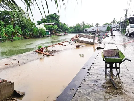 Cần hỗ trợ giải pháp công trình phòng, chống sạt lở