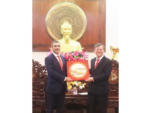 Lãnh đạo thành phố tiếp Đại biện lâm thời Đại sứ quán UAE tại Việt Nam