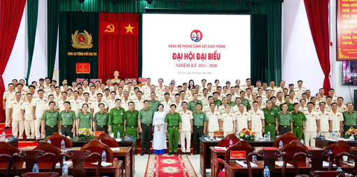 Đảng bộ Phòng Cảnh sát giao thông, Công an TP Cần Thơ, tổ chức thành công Đại hội đại biểu nhiệm kỳ 2025-2030