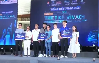 Sinh viên Trường Đại học Cần Thơ đoạt giải Cuộc thi Thiết kế vi mạch cho đô thị thông minh