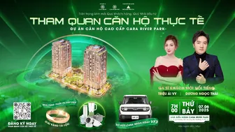 Trải nghiệm căn hộ hoàn thiện thực tế và sở hữu xe VF3 cùng Cara River Park