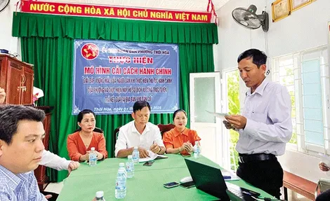 Ô Môn -  “Ðiểm sáng” trong cải cách hành chính