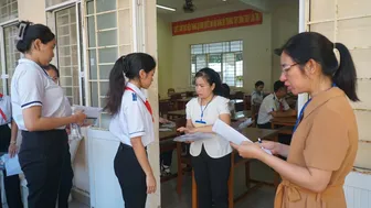 Ngày thi đầu tiên diễn ra an toàn, nghiêm túc