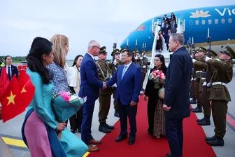 Thủ tướng Phạm Minh Chính bắt đầu thăm chính thức Cộng hòa Estonia