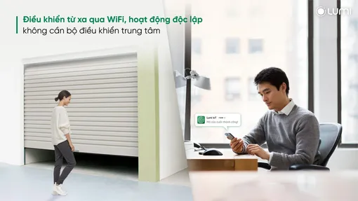 Nâng cấp tổ ấm tiện ích, người dân Cần Thơ chọn công tắc cửa cuốn thông minh