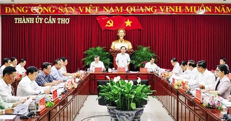 Ban Chấp hành Ðảng bộ thành phố cho ý kiến, biểu quyết các dự thảo Ðề án sắp xếp tổ chức bộ máy