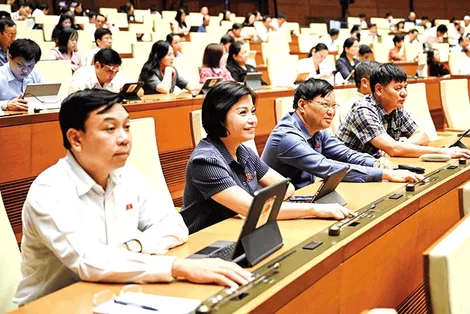 Quốc hội thông qua Nghị quyết về việc sắp xếp đơn vị hành chính cấp tỉnh