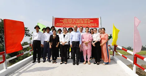 Khánh thành 2 cầu giao thông do Chính phủ Ấn Độ tài trợ