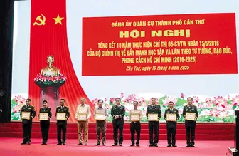 Lực lượng vũ trang TP Cần Thơ làm theo lời Bác