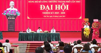 Đại hội Đảng bộ Sở Công Thương TP Cần Thơ nhiệm kỳ 2025-2030