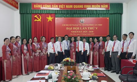Đại hội Chi bộ Sở Ngoại vụ TP Cần Thơ nhiệm kỳ 2025-2030