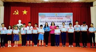 Nhiều hoạt động chăm lo con đoàn viên, người lao động
