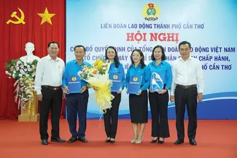 Bà Lê Thị Sương Mai giữ chức vụ Chủ tịch LĐLĐ TP Cần Thơ