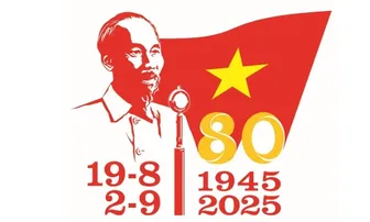 Công bố mẫu biểu trưng (logo) sử dụng trong các hoạt động tuyên truyền Kỷ niệm 80 năm Cách mạng Tháng Tám và Quốc khánh 2-9