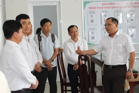 Lãnh đạo thành phố kiểm tra hoạt động tại các xã