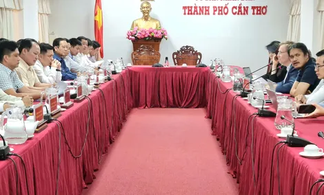 Lãnh đạo thành phố tiếp Đoàn công tác của Cơ quan phát triển Pháp tại Việt Nam