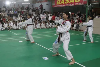 Hơn 280 võ sinh thi thăng 1, 2, 3 đẳng Taekwondo TP Cần Thơ lần 1-2025