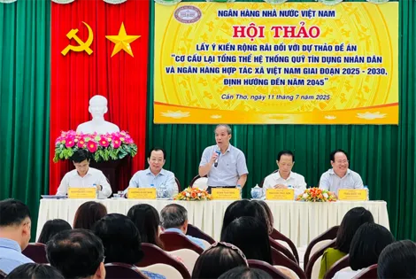 Tái cơ cấu hệ thống Quỹ tín dụng nhân dân và Ngân hàng Hợp tác xã Việt Nam giai đoạn 2025-2030