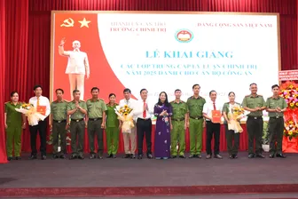 Khai giảng các lớp trung cấp lý luận chính trị dành cho lực lượng công an