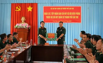 Khảo sát địa hình và kiểm tra các đơn vị khu vực biên giới biển