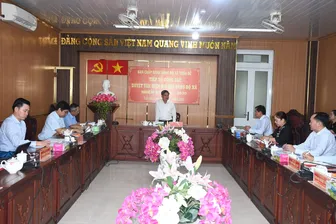 Lãnh đạo thành phố góp ý dự thảo văn kiện đại hội đảng bộ các xã, phường