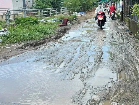 Đề nghị sớm khắc phục đường giao thông hư hỏng do thi công công trình