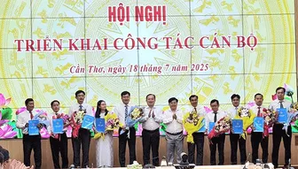 Công bố quyết định bổ nhiệm lãnh đạo Ban Quản lý dự án đầu tư xây dựng công trình giao thông và nông nghiệp TP Cần Thơ và Ban Quản lý dự án đầu tư xây dựng công trình dân dụng và công nghiệp TP Cần Thơ